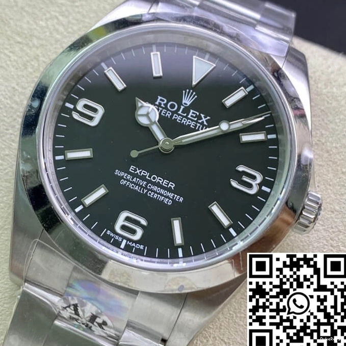 Steel 39MM Rolex M214270-0003 Factory Explorer Stainless AR 0423